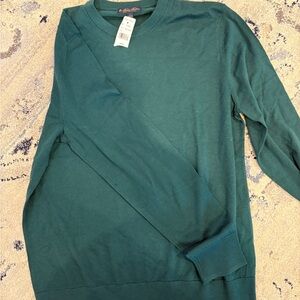 Brooks Brothers Teal Crewneck Sweater